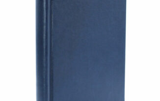 Blue springback binder for poetry, scripts, thesis, lawyers